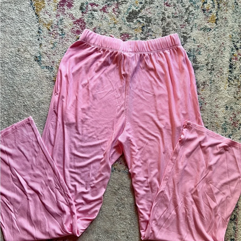 🌸🩷🌸SKIMS BUBBLEGUM Soft Lounge Ribbed Pants🌸🩷🌸 - Picture 8 of 11